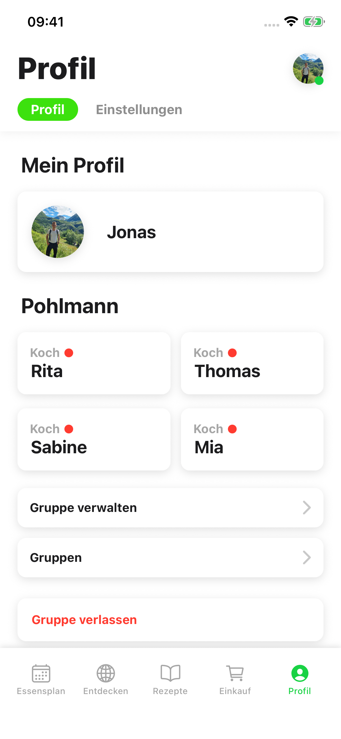 Zusammen kochen